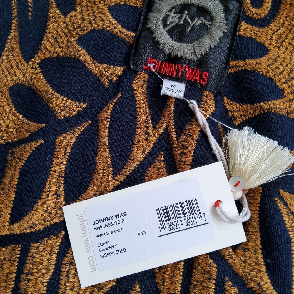 Johnny Was Embroidered Harlow Jacket Size M - Picture 4 of 15